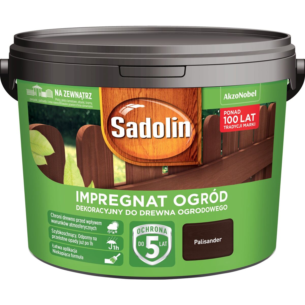 Impregnat do drewna OGRÓD 9 l Palisander SADOLIN Leroy Merlin