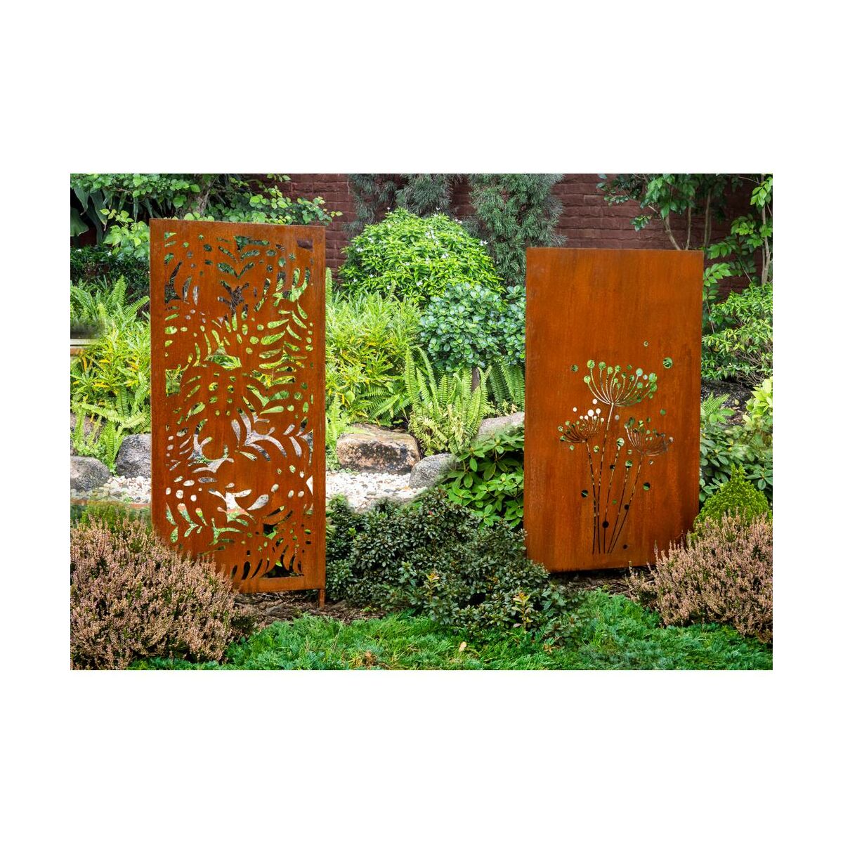 Panel Os Onowy Corten Mostera X Cm Stalowy Forest Style W