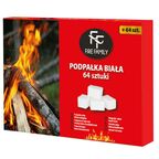 Podpałka - trociny 64 KOSTKI 0.4kg FIRE FAMILY