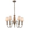 Żyrandol Grado złoty E14 Light Prestige