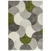Dywan DAISY szary i zielony 160 x 230 cm wys. runa 13 mm MULTI-DECOR