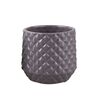 Osłonka ceramiczna 11 cm brązowa PIK