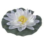 Dekoracja oczka wodnego BIAŁA LILIA WODNA 15 cm x 15 cm GREENMILL
