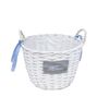 Kosz wiklinowy 35 cm biały HOME