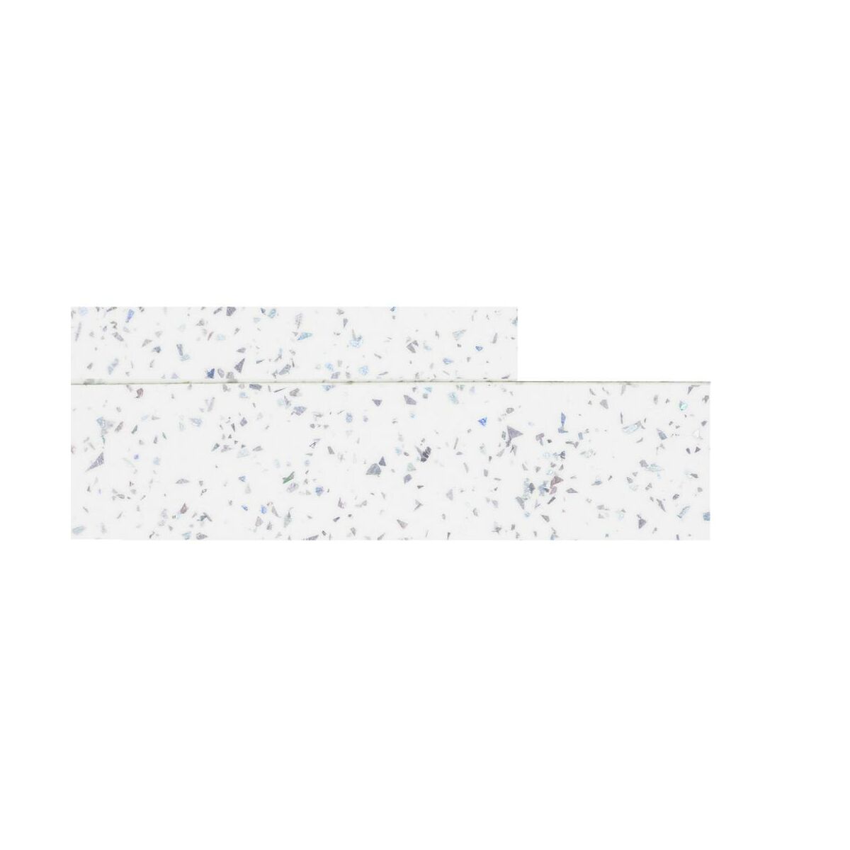 Obrzeże do blatu 28 mm white galaxy 030S 2 szt. Biuro Styl