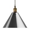 Lampa wisząca TINNA przydymione szkło E27 INSPIRE