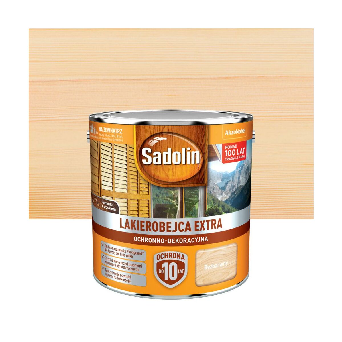 Lakierobejca do drewna Extra 2.5 l Bezbarwny Sadolin