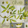 Serwetka OLIVE GARDEN 33 x 33 cm 20 szt. PAW DECOR COLLECTION