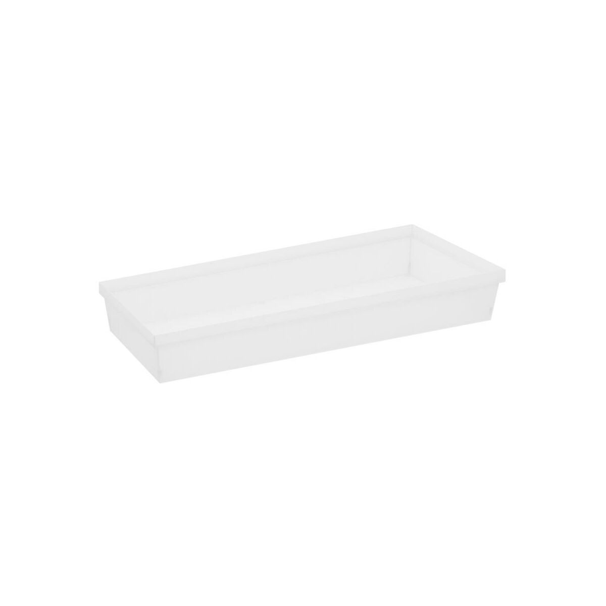 Pojemnik do szuflad 45 x 20 x 6.7 cm biały Delinia iD