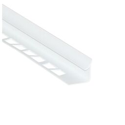 Profil do glazury wewnetrzny ćwiercwałek PVC 8 mm / 2.5 m Biały zimny Standers