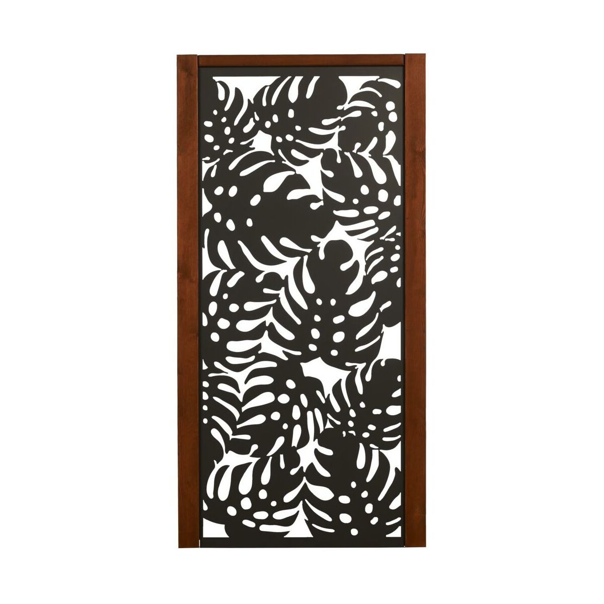 Panel osłonowy Zen monstera 90x180 cm metalowy Forest Style
