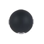 Kinkiet zewnętrzny TRIVENTO IP54 czarny aluminium LED ITALUX