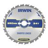 Tarcza do pilarki tarczowej 250MM/24T/30 IRWIN CONSTRUCTION