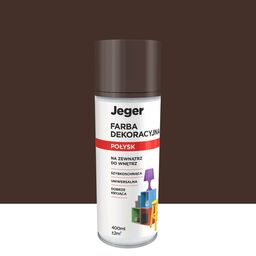 Spray 0.4 l brązowy połysk Jeger