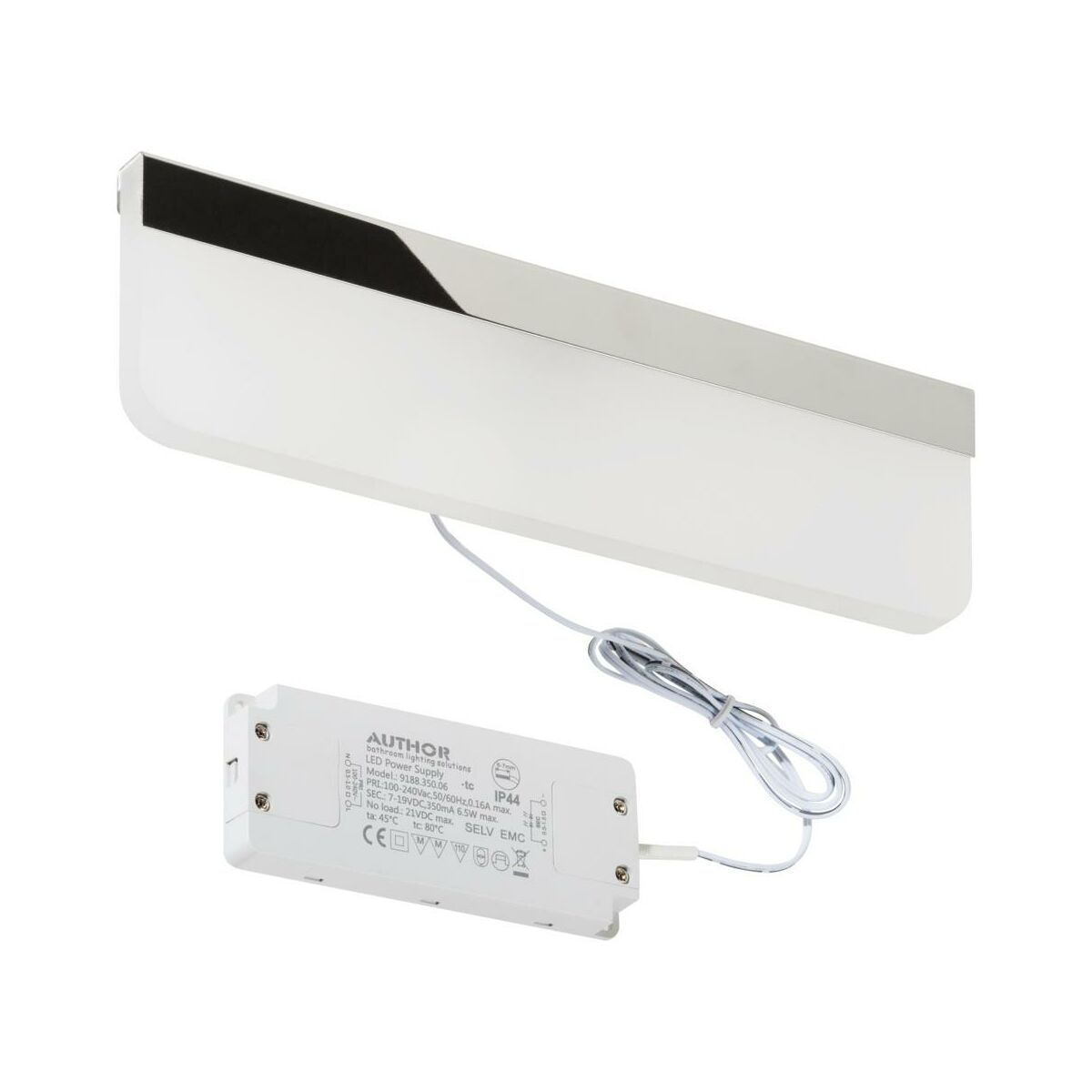 Kinkiet do lustra CASTALIA IP44 chrom LED CORAM