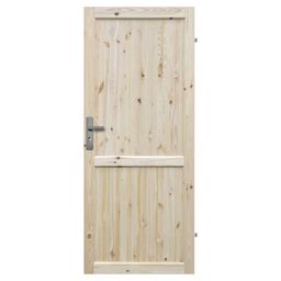 Drzwi wewnętrzne drewniane pełne Eko 80 Prawe Radex