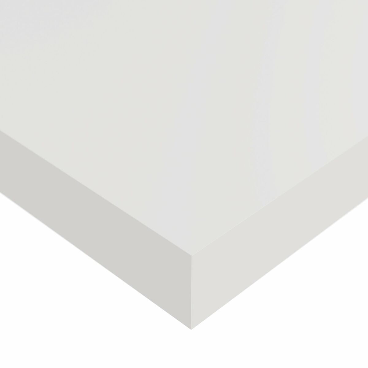 Półka ścienna samowisząca komorowa biała mat 3.8x23x23.5 cm Spaceo