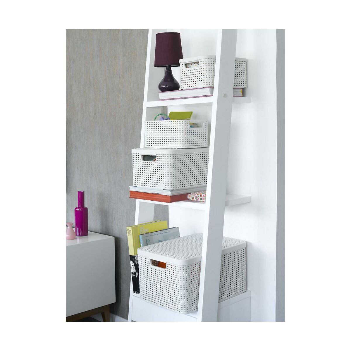 Kosz Rattan Style 6 l 28.4 x 12.9 x 19.3 cm Curver