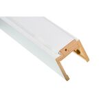 Belka górna ościeżnicy regulowanej 70 Biała 100 - 140 mm Nawadoor