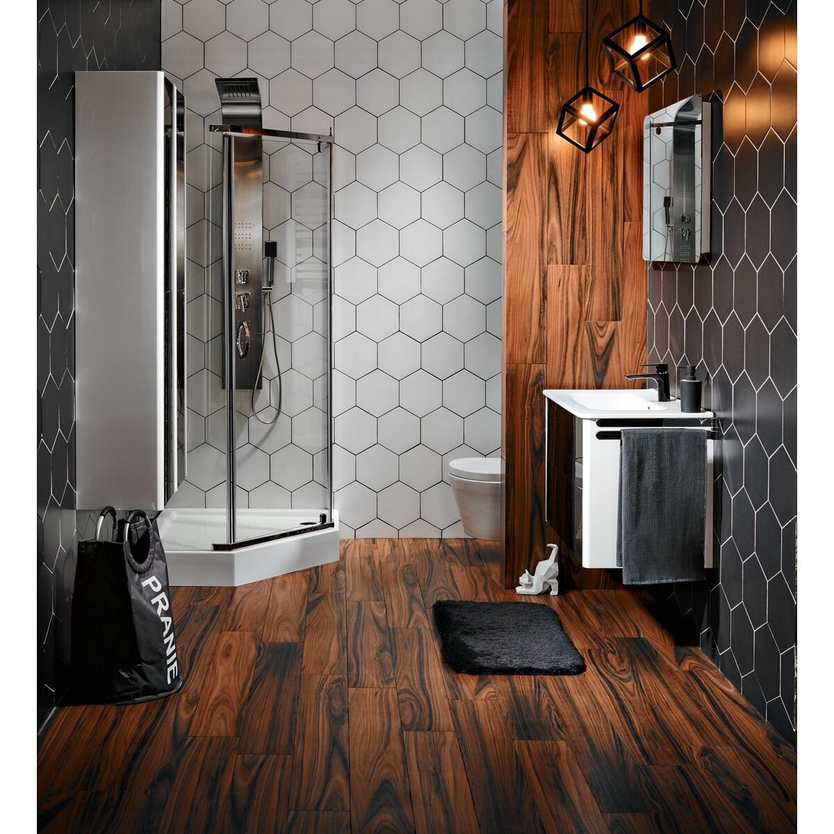 Brodzik do kabiny prysznicowej płaski Frigo 90 x 90 x 12 cm Sensea