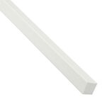 Pręt kwadratowy PVC 1 m x 12 x 12 mm matowy biały Standers