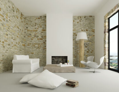 Ściana jako element dekoracji - kamień sztuczny i naturalny, płytki ceramiczne i betonowe