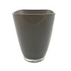 Osłonka do storczyka 15 cm szklana szara MODERN