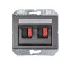 Gniazdo multimedialne VILMA GL04-02GR GRAFIT DPM