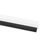 Listwa pod drzwi PVC ze szczotką 1 m biała AXTON