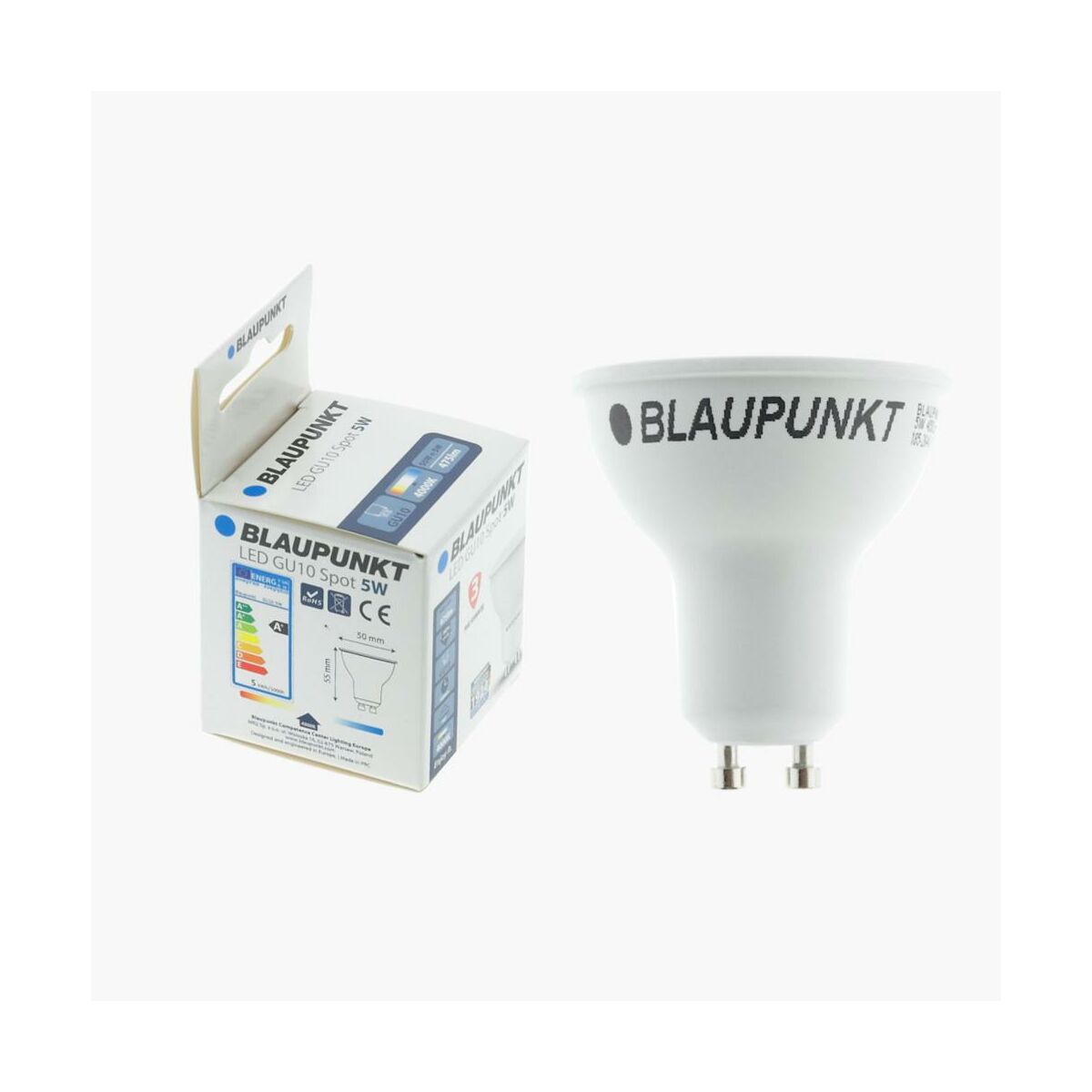 Żarówka LED GU10 (230V) 5W 450 lm Neutralna biel Blaupunkt