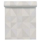 Tapeta GEOMETRIC niebiesko-szara winylowa na flizelinie