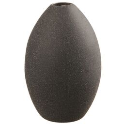 Wazon ceramiczny Stone wys. 15.5 cm czarny