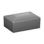 Kapturek do słupka 40 x 60 mm 6 szt. szary POLARGOS
