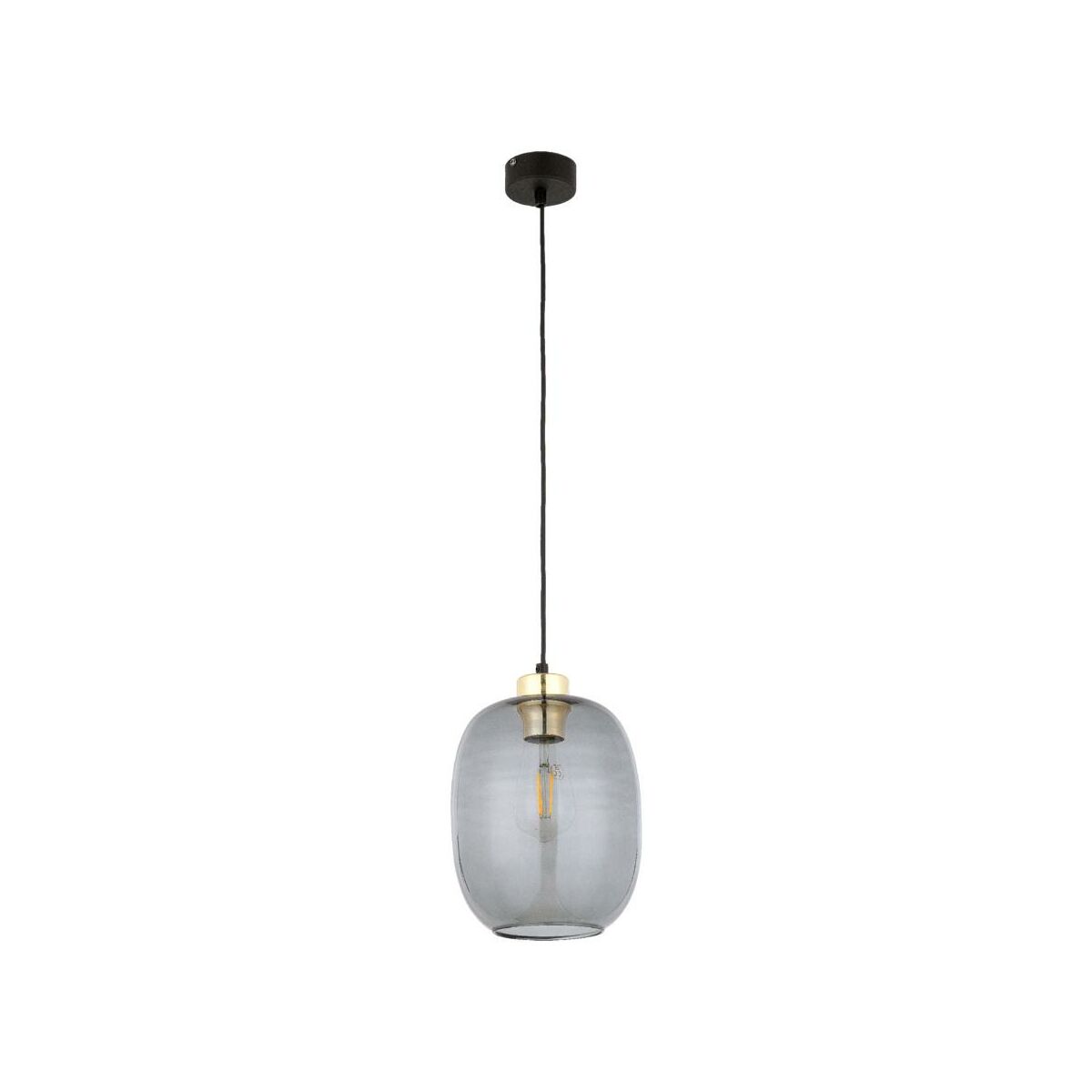 Lampa wisząca Delta szara E27 Tk Lighting