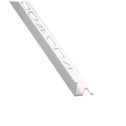 Profil do glazury zewnętrzny aluminium 10 mm / 2.5 m Biały Cezar