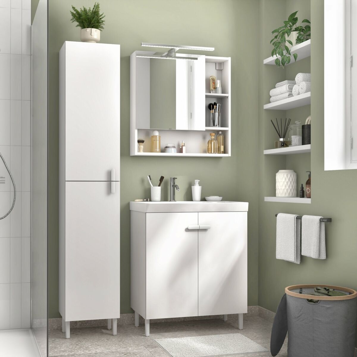 Umywalka ceramiczna meblowa Easy 71 Sensea