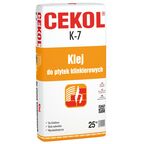 Klej do płytek klinkierowych K - 7 25 kg CEKOL