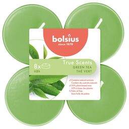Podgrzewacz zapachowy maxi True Scents zielona herbata 8 szt. Bolsius