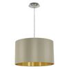 Lampa wisząca Maserlo taupe E27 Eglo