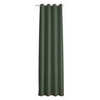 Zasłona zaciemniająca DOLCE BLACKOUT ciemnozielona 135 x 260 cm na przelotkach