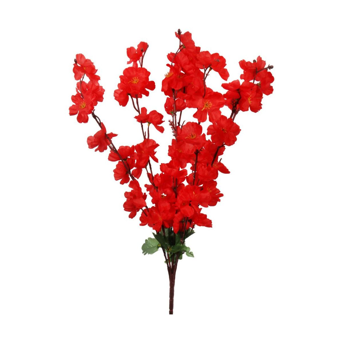 Bukiet sztucznych kwiatów Jabłoń 54cm 7szt. czerwone