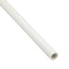Rura okrągła PVC 1 m x 12 mm matowa biała