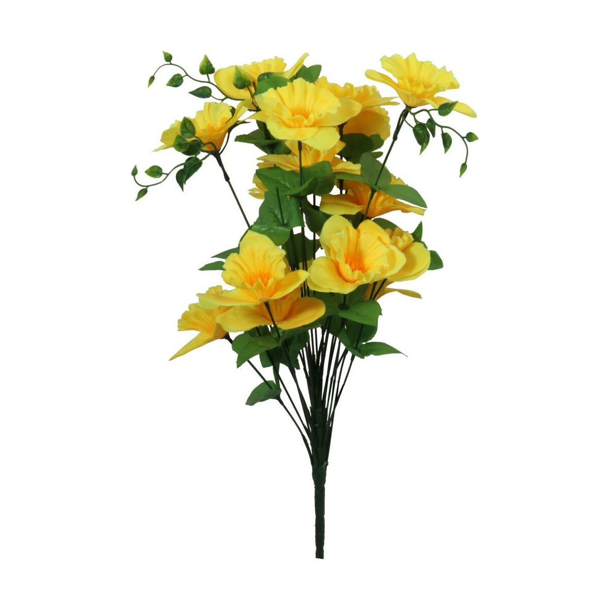 Bukiet sztucznych kwiatów Żonkile 58cm 24szt. żółte