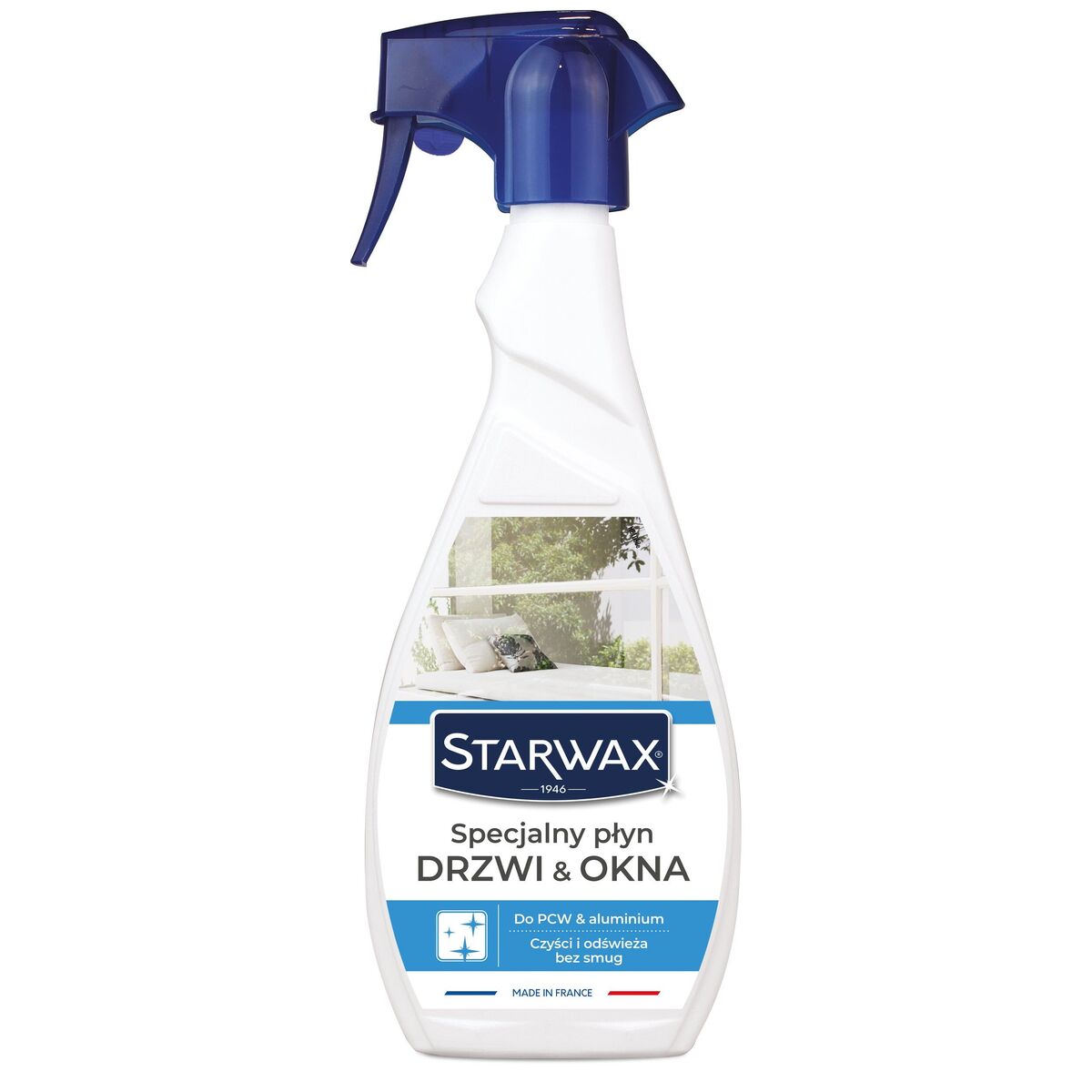 Środek do czyszczenia DRZWI & OKNA z PCV i aluminium 0.5 l STARWAX