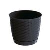 Doniczka plastikowa 25 cm antracytowa RATOLLA PROSPERPLAST