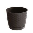 Doniczka plastikowa 16.5 cm brązowa RATOLLA PROSPERPLAST