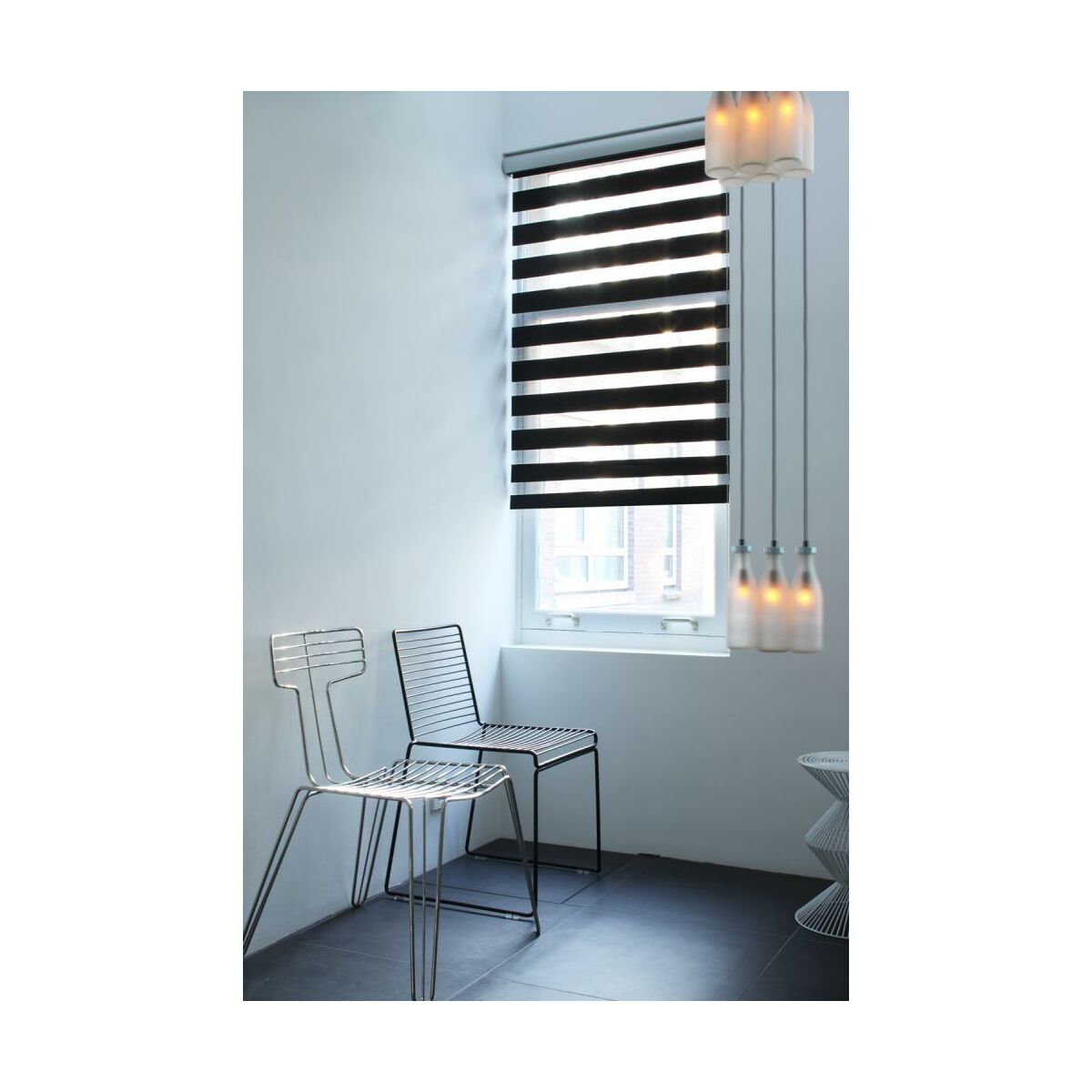 Roleta dzień noc DUO PREMIUM 57 x 140 cm heban - Rolety - w atrakcyjnej