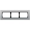 Ramka potrójna VIELMA R03STEEL STALOWY DPM