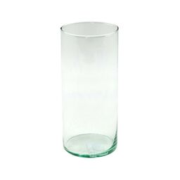 Wazon szklany cylinder 19 x 8.6 cm transparentny