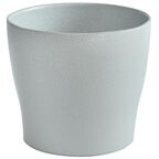Doniczka ceramiczna 13.5 cm szara TOSKANIA CERAMIK
